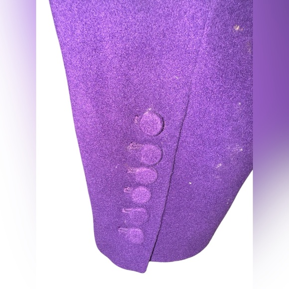 14. Sergio Hudson x Target Tailored Long Overcoat Purple Coat NWT Size 1x NWT SD - Picture 6 of 10